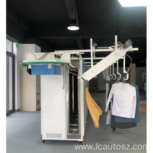 Vertical garment bagging machine bagging for 450pcs/hour